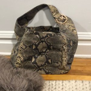 Michael Kors faux croc bag